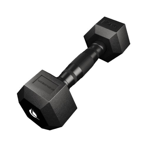 PRO HEX Rubber Dumbbell 3 Kg Hexagonal Dumbbells -