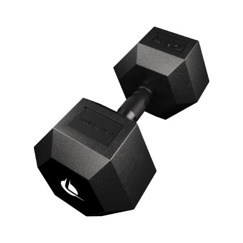 PRO HEX Rubber Dumbbell 27.5 Kg Hexagonal Dumbbells -