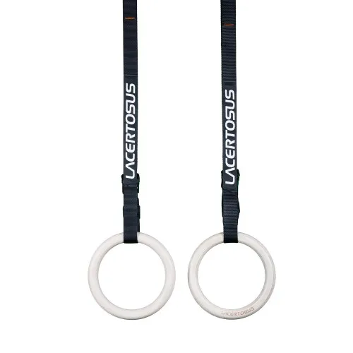 PRO Gymnastic Rings (Wood) 1.1 (straps included) Gym rings for
