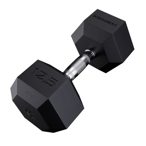 PRO HEX Rubber Dumbbell 1 Kg Hexagonal Dumbbells -